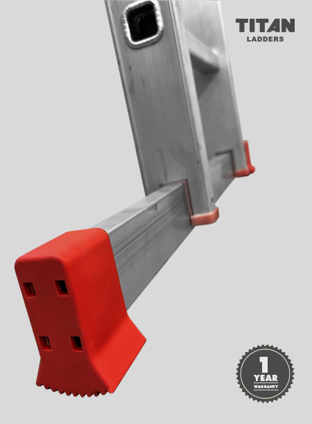 Titan Ladders - Flex-Plus Multi-Purpose Folding Ladder with Stabiliser Bar