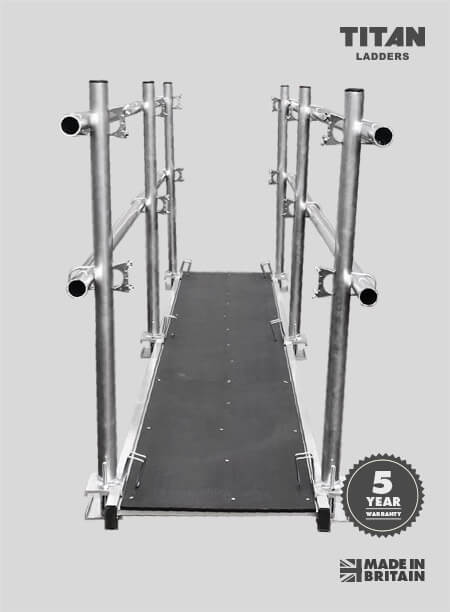 Titan Ladders - Manufacturers of British-made Lightweight Staging Board Handrail Kits